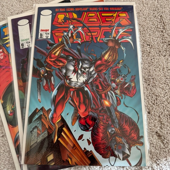 Cyber Force Comic Books Issues #1-7 - Picture 6 of 8